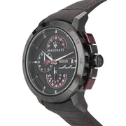  Shop Authentic Maserati Ingegno Chronograph Black Dial Black Leather Strap Watch For Men - R8871619003 - Luxxuri