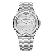  Shop Authentic Maurice Lacroix Aikon Date White Dial Silver Steel Strap Watch for Men - AI1008-SS002-131-1 - Luxxuri