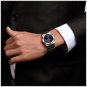  Shop Authentic Maurice Lacroix Aikon Chronograph Blue Dial Silver Steel Strap Watch for Men - AI1018-SS002-430-1 - Luxxuri