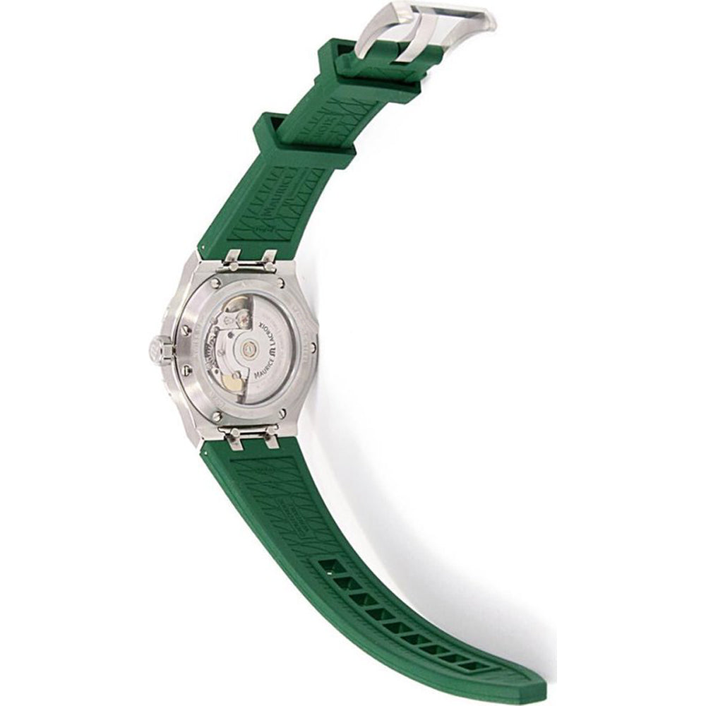  Shop Authentic Maurice Lacroix Aikon Chronograph Green Dial Green Rubber Strap Watch for Men  - AI1018-SS000-630-5 - Luxxuri