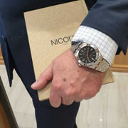  Shop Authentic Maurice Lacroix Aikon Automatic Black Dial Silver Steel Strap Watch for Men - AI1807-SS002-330-1 - Luxxuri