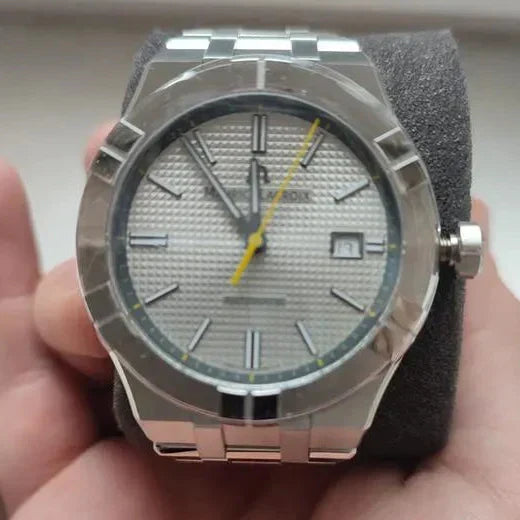 Shop Authentic Maurice Lacroix Aikon Automatic Grey Dial Silver Steel Strap Watch For Men - AI6008-SS00F-231-A - Luxxuri