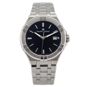  Shop Authentic Maurice Lacroix Aikon Venturer Black Dial Silver Steel Strap Watch for Men - AI1008-SS002-331-1 - Luxxuri