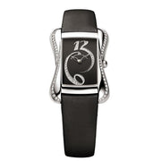  Shop Authentic Maurice Lacroix Fiaba Black Dial with Diamonds Black Leather Strap Watch for Women - DV5012-SD531-350 - Luxxuri