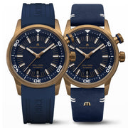  Shop Authentic Maurice Lacroix Pontos Divers Limited Edition Blue Dial Blue Leather Strap Watch For Men - PT6248-BRZ0B-430-4 - Luxxuri