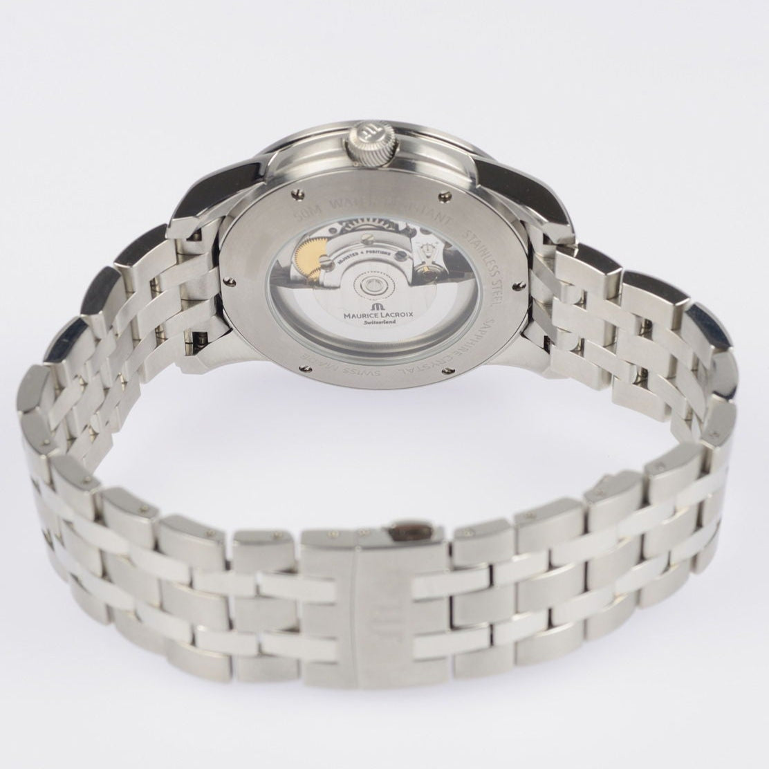  Shop Authentic Maurice Lacroix Pontos Date Automatic Silver Dial Silver Steel Strap Watch For Men - PT6148-SS002-130 - Luxxuri