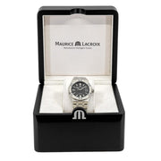  Shop Authentic Maurice Lacroix Aikon Automatic Black Dial Silver Steel Strap Watch For Men - AI6008-SS002-330-1 - Luxxuri
