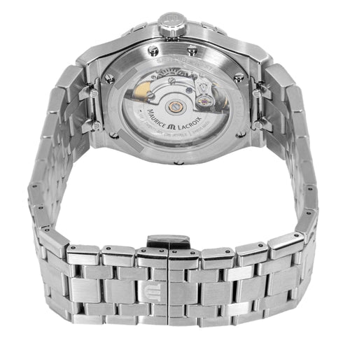  Shop Authentic Maurice Lacroix Aikon Automatic Black Dial Silver Steel Strap Watch For Men - AI6008-SS002-330-1 - Luxxuri