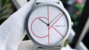  Shop Authentic Calvin Klein Minimal White Dial Silver Mesh Bracelet Watch for Men - K3M51152 - Luxxuri