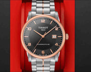  Shop Authentic Tissot T Classic Luxury Powermatic 80 Black Dial Silver Steel Strap Watch For Men - T086.407.22.067.00 - Luxxuri