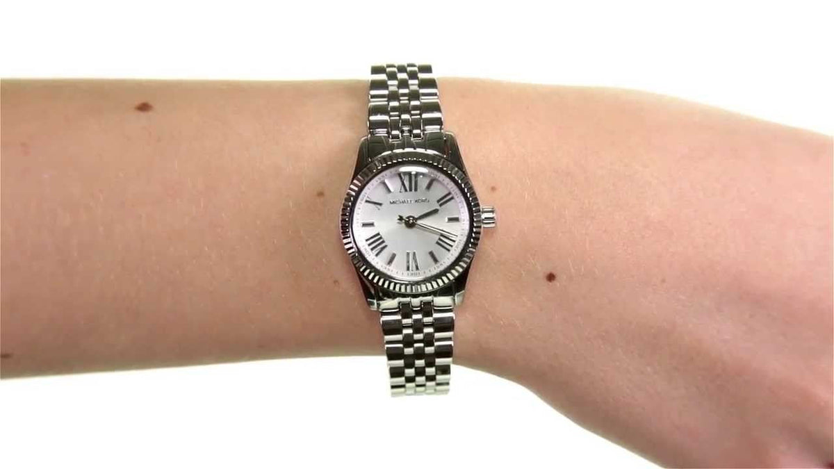  Shop Authentic Michael Kors Lexington Quartz White Dial Silver Steel Strap Watch For Women - MK3228 - Luxxuri