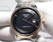  Shop Authentic Tissot Luxury Powermatic 80 Black Dial Silver Steel Strap Watch For Men - T086.407.22.051.00 - Luxxuri