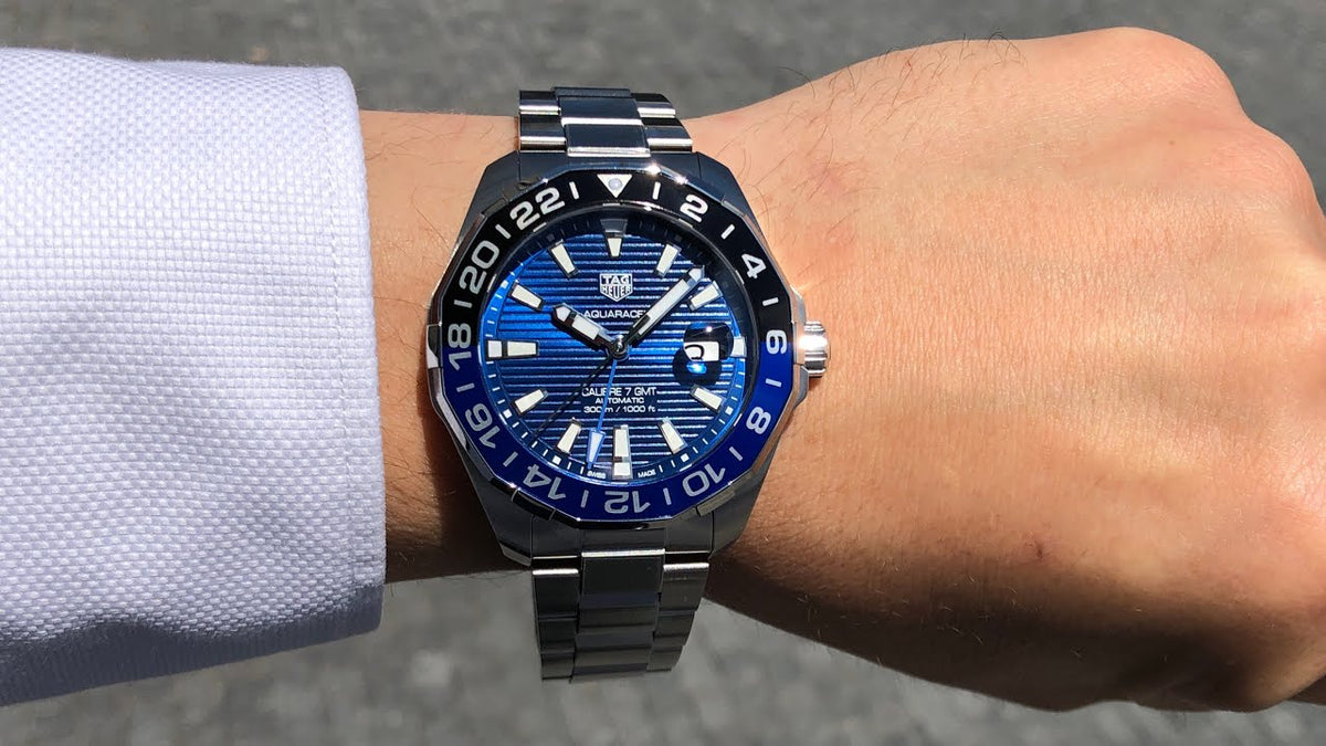  Shop Authentic Tag Heuer Aquaracer Blue Dial Watch for Men - WAY201T.BA0927 - Luxxuri