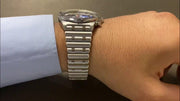  Shop Authentic Breitling Chronomat B01 42mm Silver Dial Silver Steel Strap Watch for Men - AB0134101G1A1 - Luxxuri