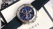  Shop Authentic Bulova Marine Star Blue Dial Black Silicone Strap Watch for Men - 98B258 - Luxxuri