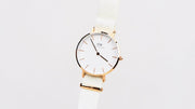  Shop Authentic Daniel Wellington Classic Petite Dover White Dial White Nylon Strap Watch For Women - DW00100311 - Luxxuri