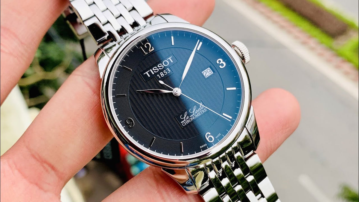  Shop Authentic Tissot Le Locle Automatic Black Dial Silver Steel Strap Watch For Men - T006.408.11.057.00 - Luxxuri