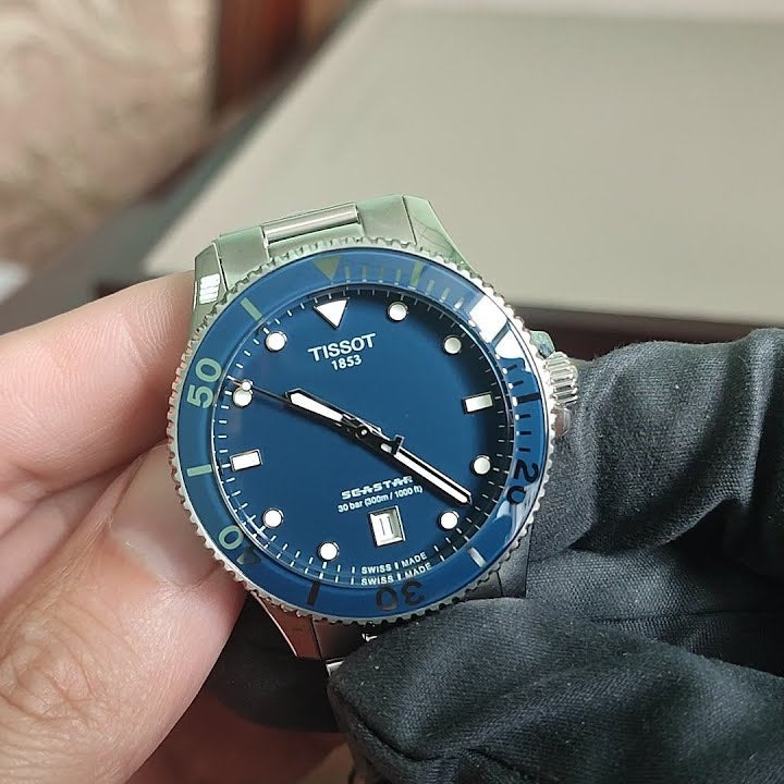  Shop Authentic Tissot Seastar 1000 Blue Dial Silver Steel Strap Watch For Men - T120.410.11.041.00 - Luxxuri