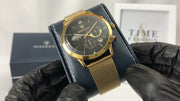  Shop Authentic Maserati Ricordo Chronograph Black Dial Stainless Steel Mesh Bracelet Watch For Men - R8873633003 - Luxxuri