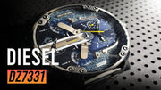  Shop Authentic Diesel Big Daddy 2.0 Blue Dial Grey Stainless Strap Watch For Men - DZ7331 - Luxxuri