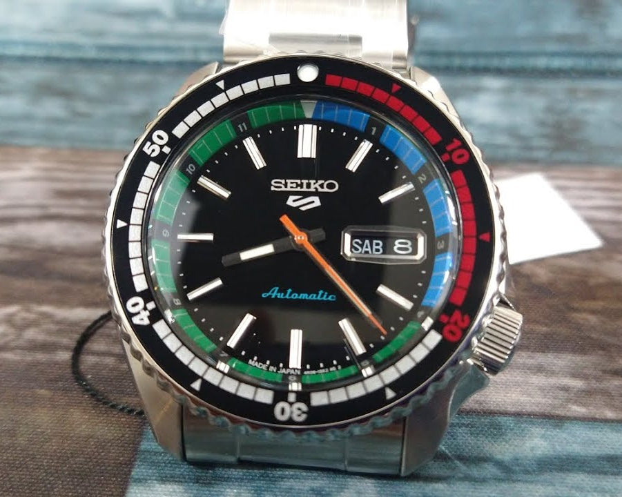  Shop Authentic Seiko 5 Sports SKX Series Regatta Timer Retro Blue Dial Silver Steel Strap Watch For Men - SRPK13K1 - Luxxuri