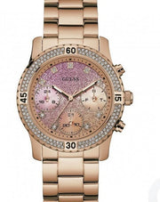  Shop Authentic Guess Confetti Pink Dial Rose Gold Steel Strap Watch For Women - W0774L3 - Luxxuri