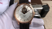  Shop Authentic Tissot Tradition Powermatic 80 Open Heart Silver Dial Brown Leather Strap Watch For Men - T063.907.36.038.00 - Luxxuri