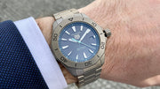  Shop Authentic Tag Heuer Aquaracer Professional 200 Solargraph Quartz Black Dial Silver Steel Strap Watch for Men - WBP1180.BF0000 - Luxxuri