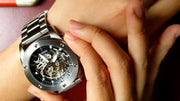  Shop Authentic Fossil Modern Machine Automatic Silver Dial Silver Steel Strap Watch for Men - ME3081 - Luxxuri
