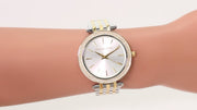  Shop Authentic Michael Kors Darci Silver Dial Two Tone Stainless Steel Strap Watch for Women - MK3215 - Luxxuri
