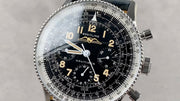 Shop Authentic Breitling Navitimer Ref. 806 1959 Re-Edition Black Dial Brown Leather Strap Watch for Men - AB0910371B1X1 - Luxxuri