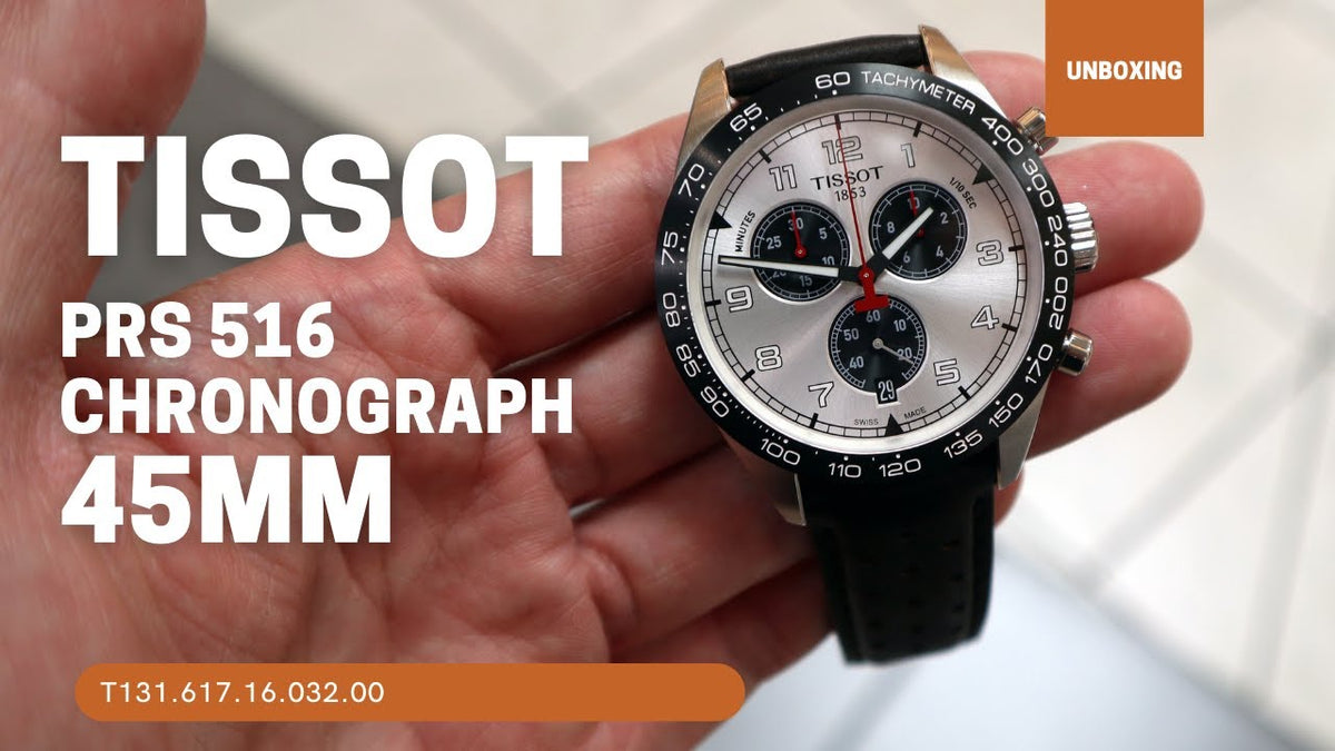  Shop Authentic Tissot T Sport PRS 516 Chronograph Silver Dial Brown Leather Strap Watch for Men - T131.617.16.032.00 - Luxxuri