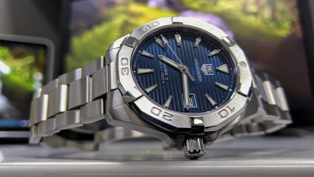  Shop Authentic Tag Heuer Aquaracer Blue Dial Watch for Men - WAY2112.BA0928 - Luxxuri