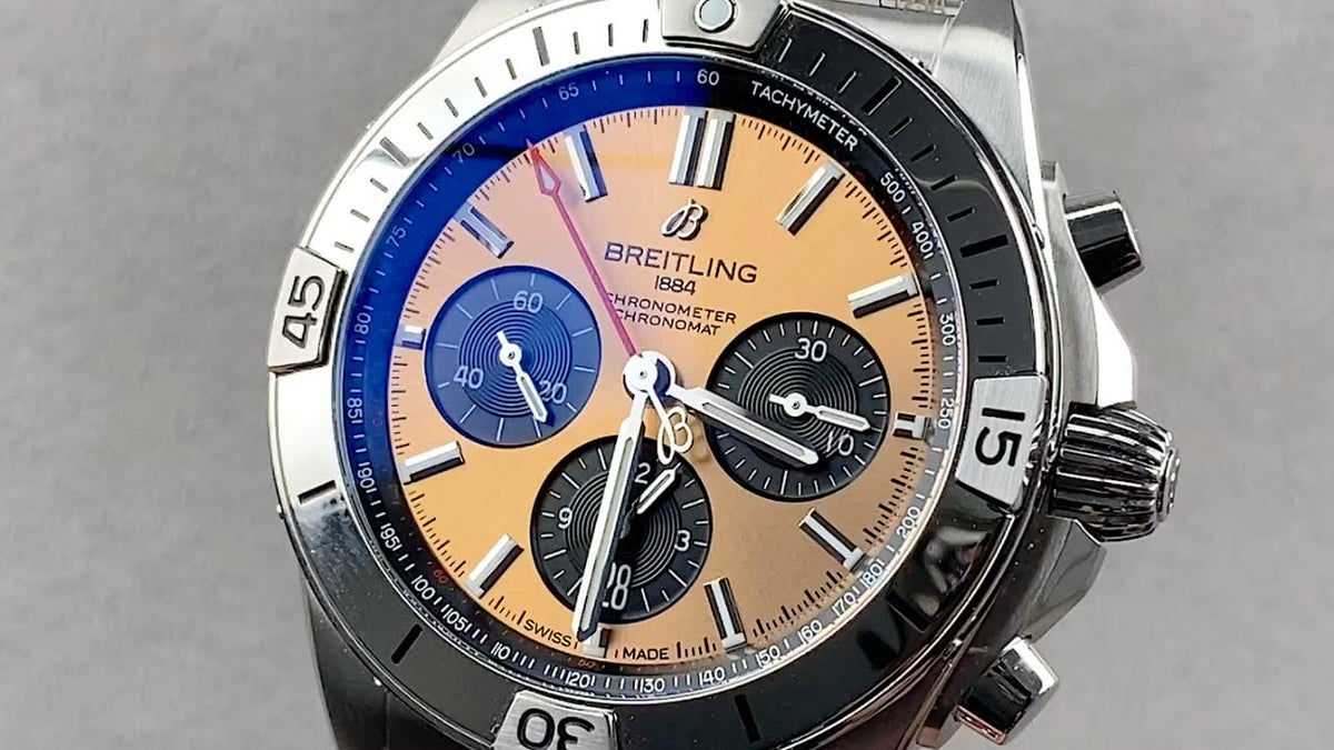  Shop Authentic Breitling Chronomat B01 42 Brown Dial Silver Steel Strap Watch for Men - AB0134101K1A1 - Luxxuri