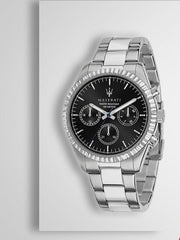  Shop Authentic Maserati Competizione Chronograph Quartz Black Dial Watch For Men - R8853100023 - Luxxuri
