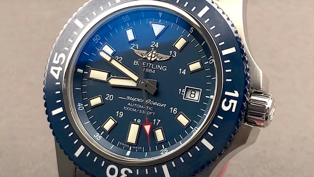  Shop Authentic Breitling Superocean II Special Mariner Blue Ceramic Bezel 44mm Mens Watch - Y1739316/C959 - Luxxuri