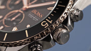  Shop Authentic Hugo Boss Ocean Edition Black Dial Two Tone Steel Strap Watch for Men - 1513705 - Luxxuri