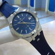  Shop Authentic Maurice Lacroix Aikon Automatic Date Blue Dial Blue Silicone Strap Watch For Men - AI6008-SS000-430-4 - Luxxuri