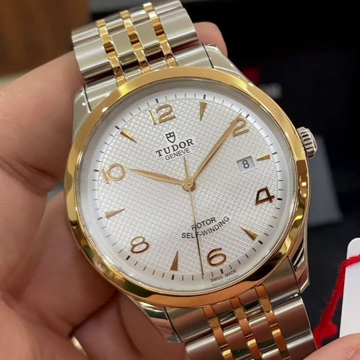  Shop Authentic Tudor 1926 Automatic Silver Dial Two Tone Steel Strap Watch for Men - M91651-0001 - Luxxuri