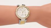  Shop Authentic Michael Kors Parker White Dial Two Tone Steel Strap Watch for Women - MK5626 - Luxxuri