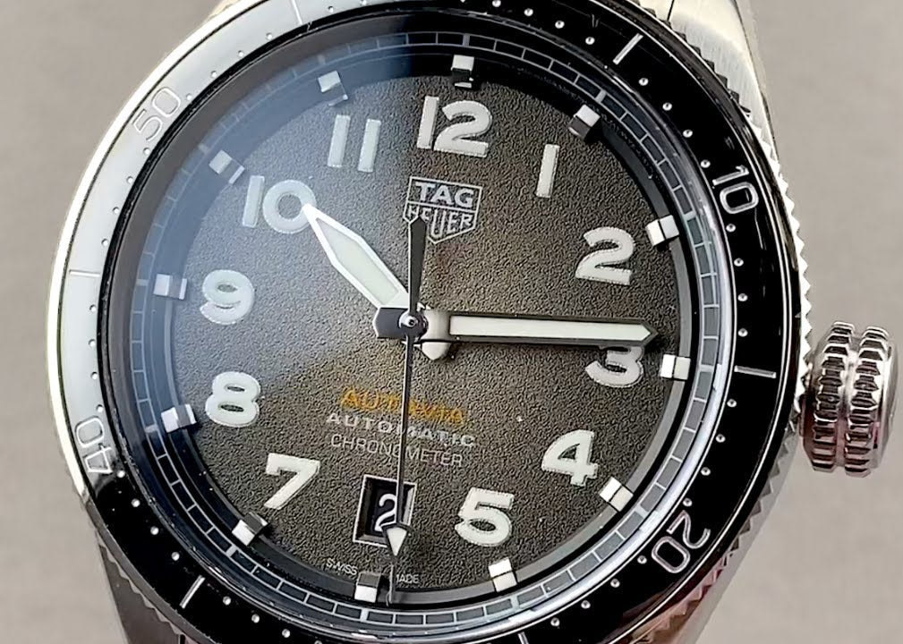  Shop Authentic Tag Heuer Autavia Automatic Grey Dial Watch for Men - WBE5114.FC8266 - Luxxuri
