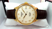  Shop Authentic Tissot T Classic Le Locle Automatic Gold Dial Maroon Leather Strap Watch For Men - T41.5.413.73 - Luxxuri