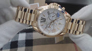  Shop Authentic Michael Kors Bradshaw Chronograph White Dial Gold Steel Strap Watch For Women - MK6266 - Luxxuri