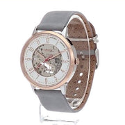  Shop Authentic Fossil Vintage Muse Automatic Skeleton White Dial Grey Leather Strap Watch for Women - ME3131 - Luxxuri