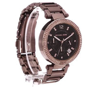  Shop Authentic Michael Kors Parker Analog Quartz Brown Dial Brown Steel Strap Watch For Women - MK6378 - Luxxuri