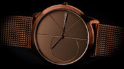  Shop Authentic Calvin Klein Minimal Quartz Pink Gold Dial Pink Gold Mesh Bracelet Watch for Men - K3M11TFK - Luxxuri