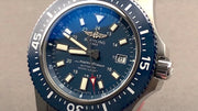  Shop Authentic Breitling Superocean 44mm Diver Pro III Special Mariner Blue Dial Blue Rubber Strap Mens Watch - Y1739316/C959 - Luxxuri