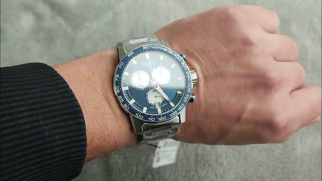  Shop Authentic Tissot Supersport Chrono Blue Dial Silver Steel Strap Watch For Men - T125.617.11.041.00 - Luxxuri