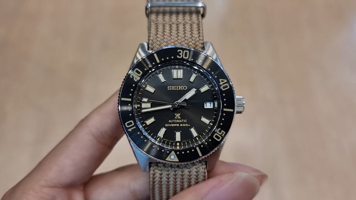  Shop Authentic Seiko Prospex 1965 Diver’s Re-Interpretation Automatic Black Dial Brown NATO Strap Watch For Men - SPB239J1 - Luxxuri