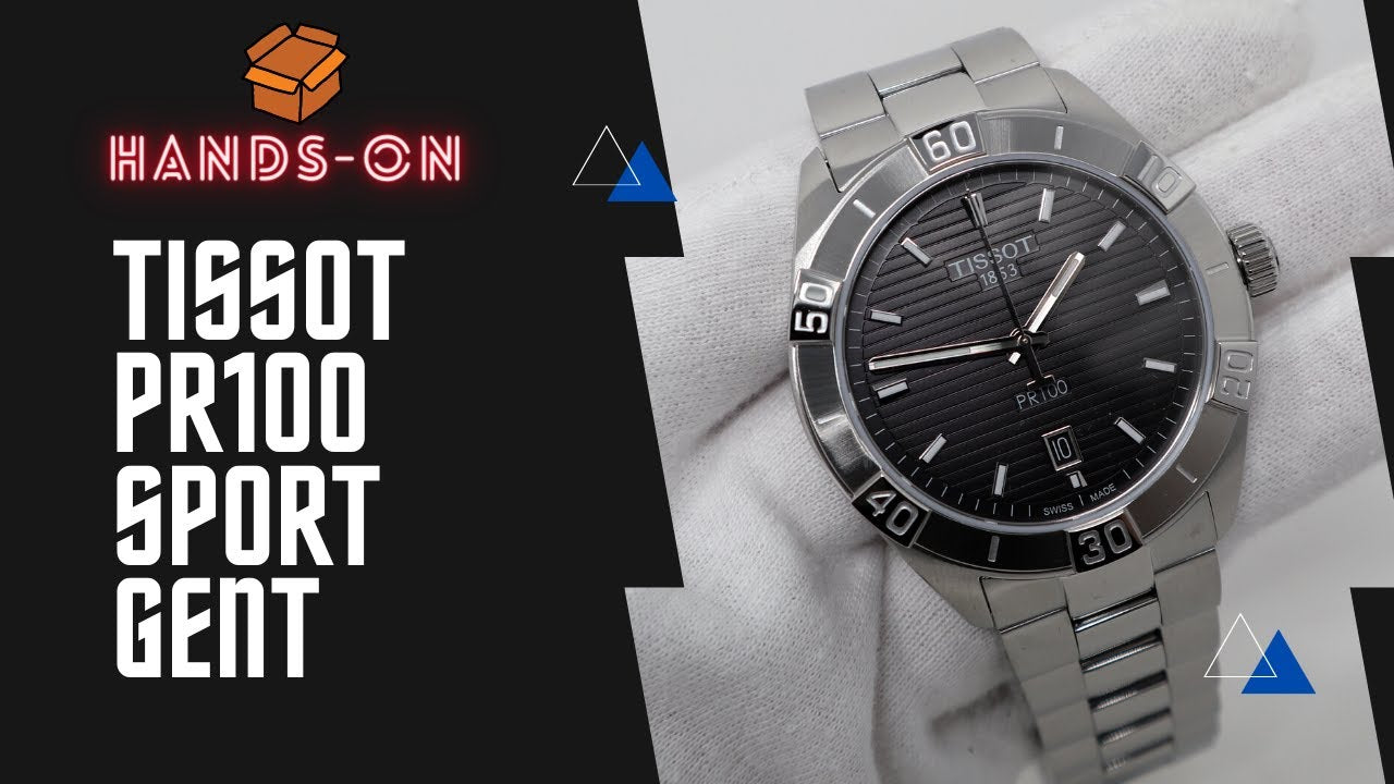  Shop Authentic Tissot PR 100 Sport Quartz Black Dial Silver Steel Strap Watch For Men - T101.610.11.051.00 - Luxxuri